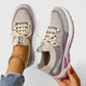 Women's Mesh Lace-Up Sneakers Lightweight Athletic Shoes