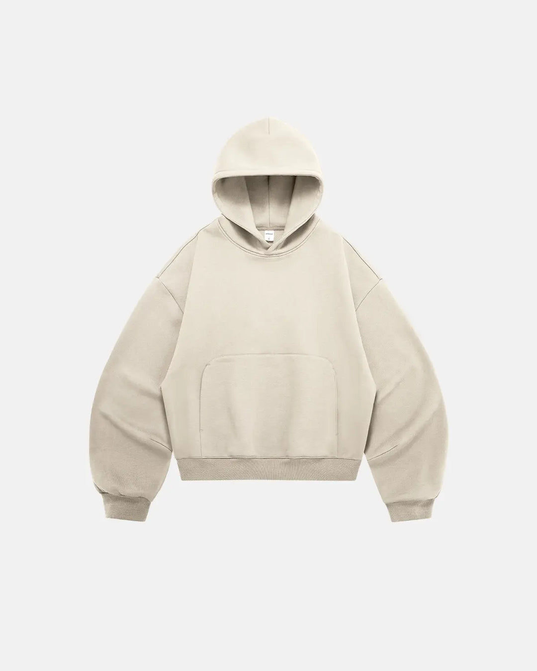 Unisex boxy fit pullover hoodie with hood and kangaroo pocket
