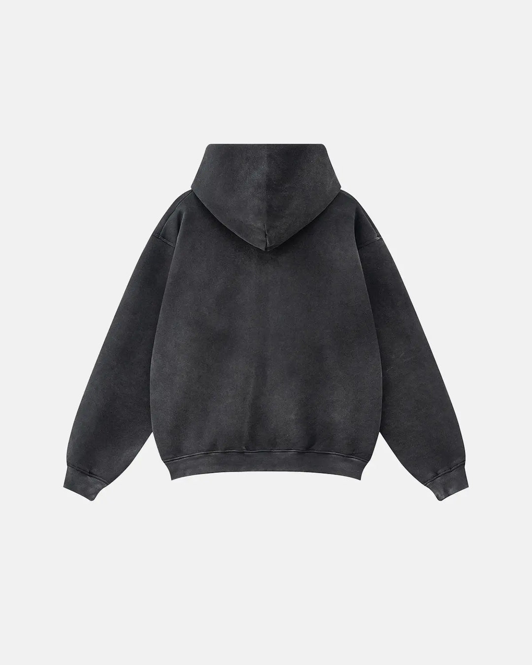 Graphic zip-up hoodie with hood and front pockets