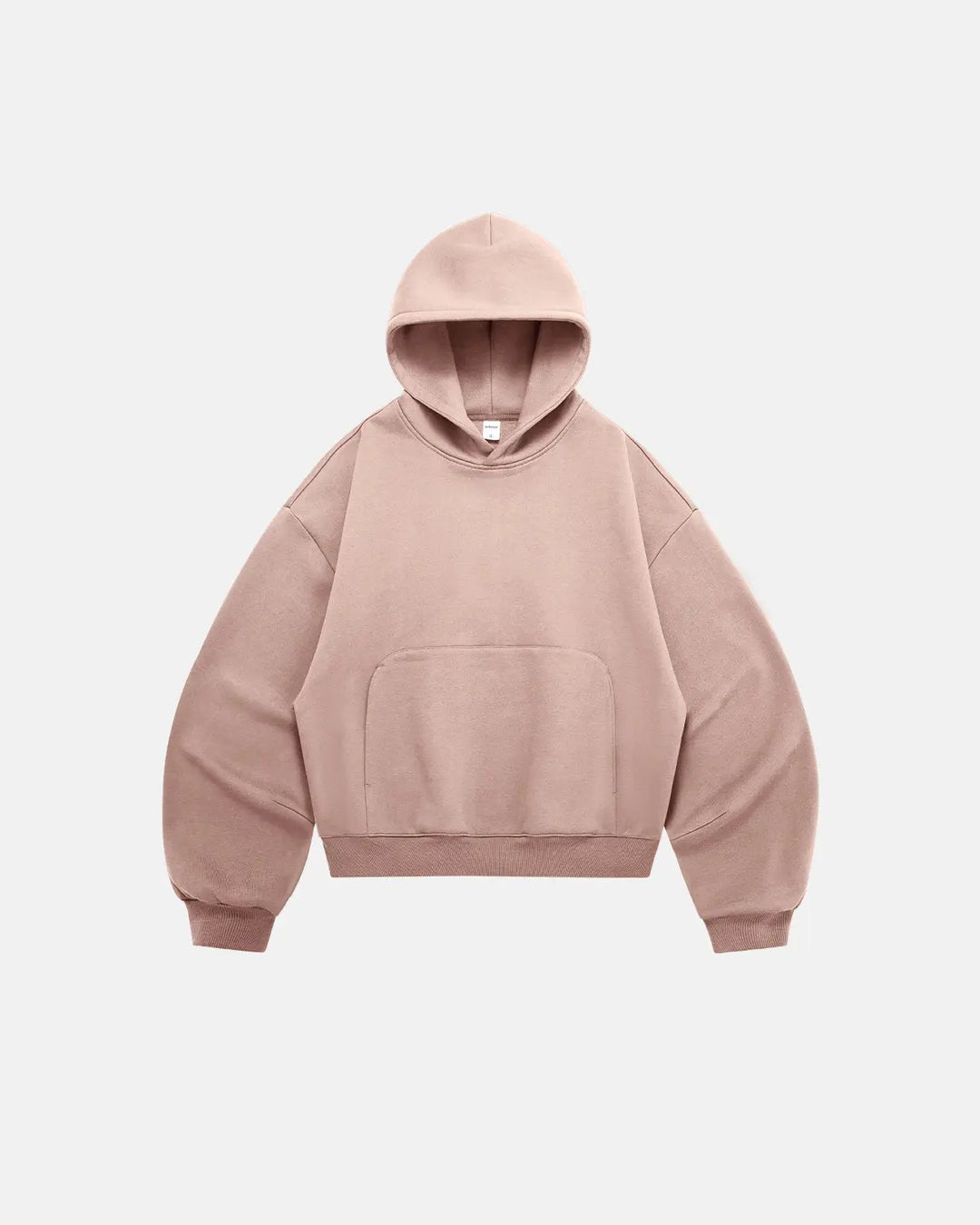 Unisex boxy fit pullover hoodie with hood and kangaroo pocket