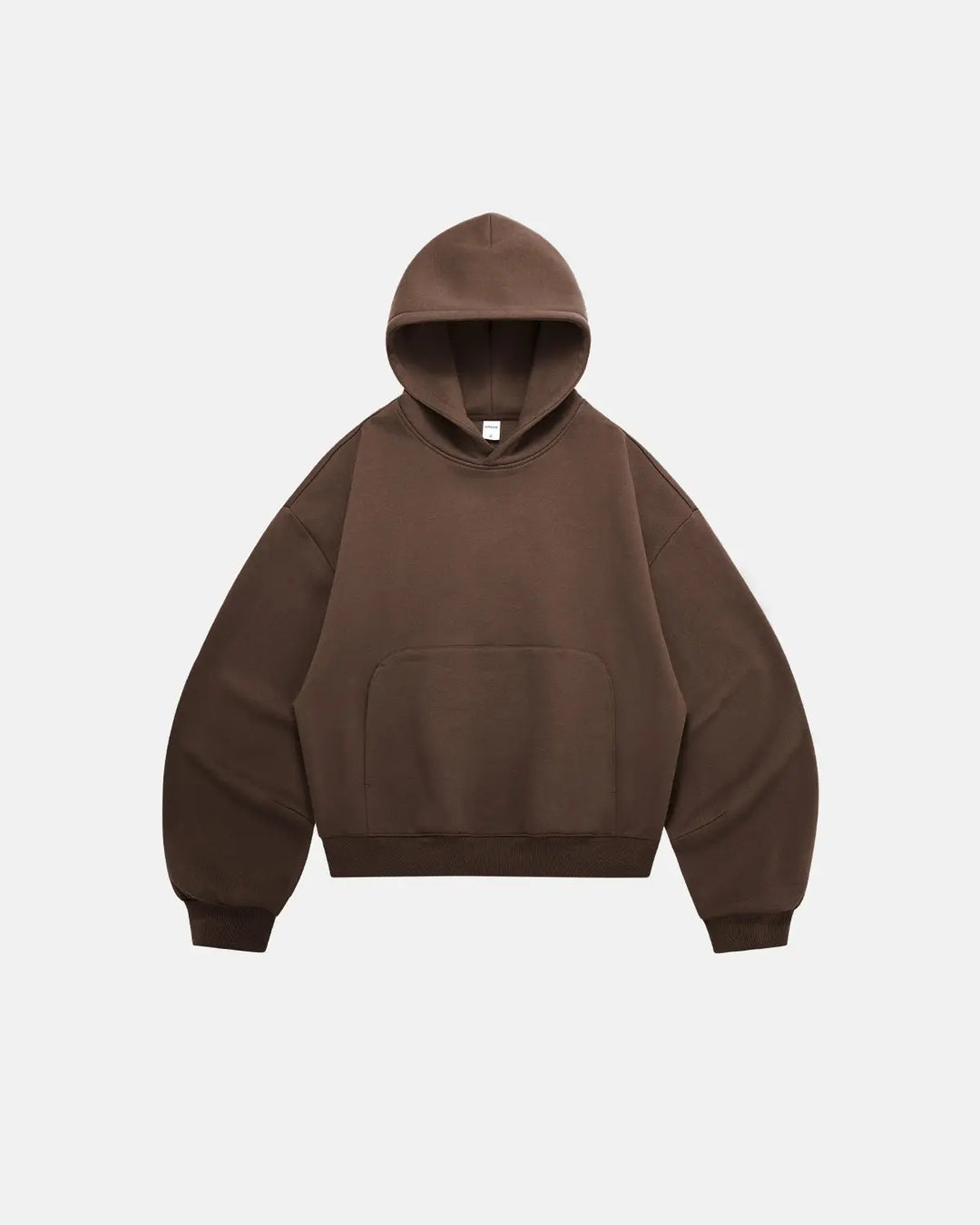 Unisex boxy fit pullover hoodie with hood and kangaroo pocket