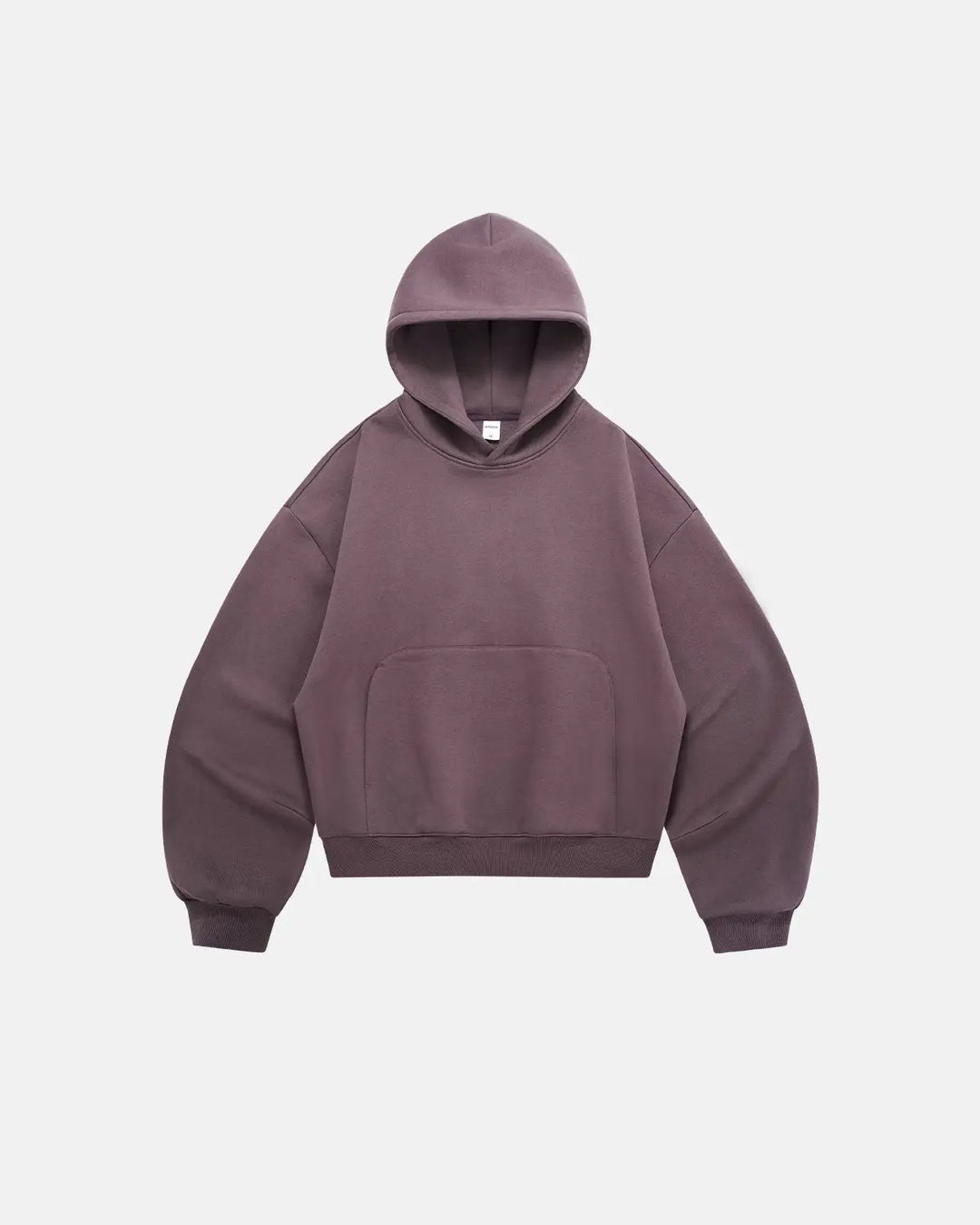 Unisex boxy fit pullover hoodie with hood and kangaroo pocket