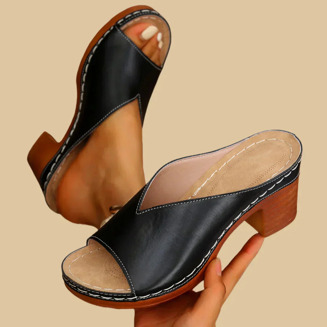 Lisa | Block Heel Comfort Sandals - Image 4