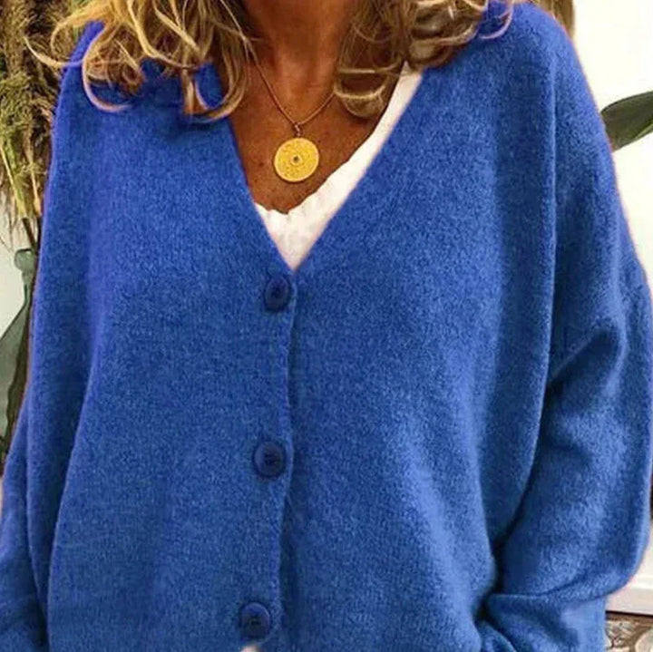 Diana | Women’s Cozy V-Neck Button Cardigan - Image 9