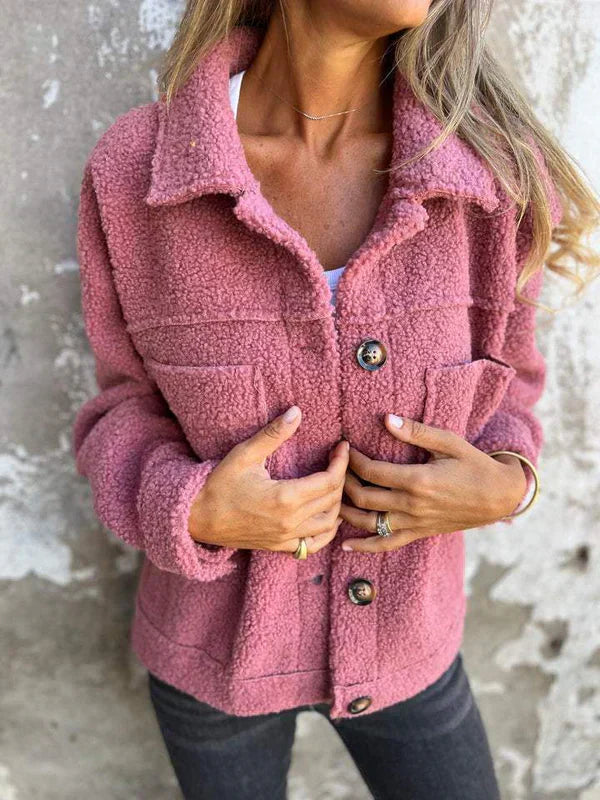 Women's Lapel Collar Short Jacket