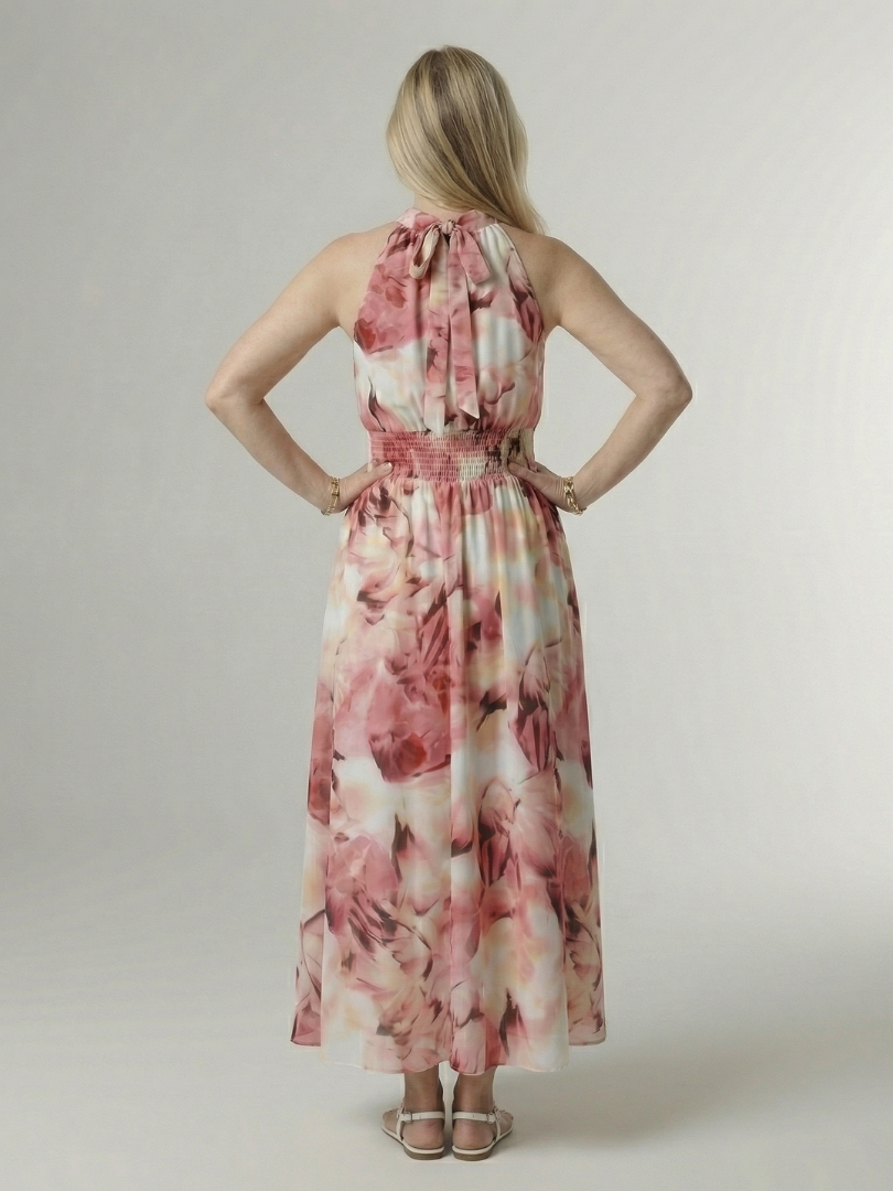 Sylin | Gathered Halter Midi Dress for Women - Image 15