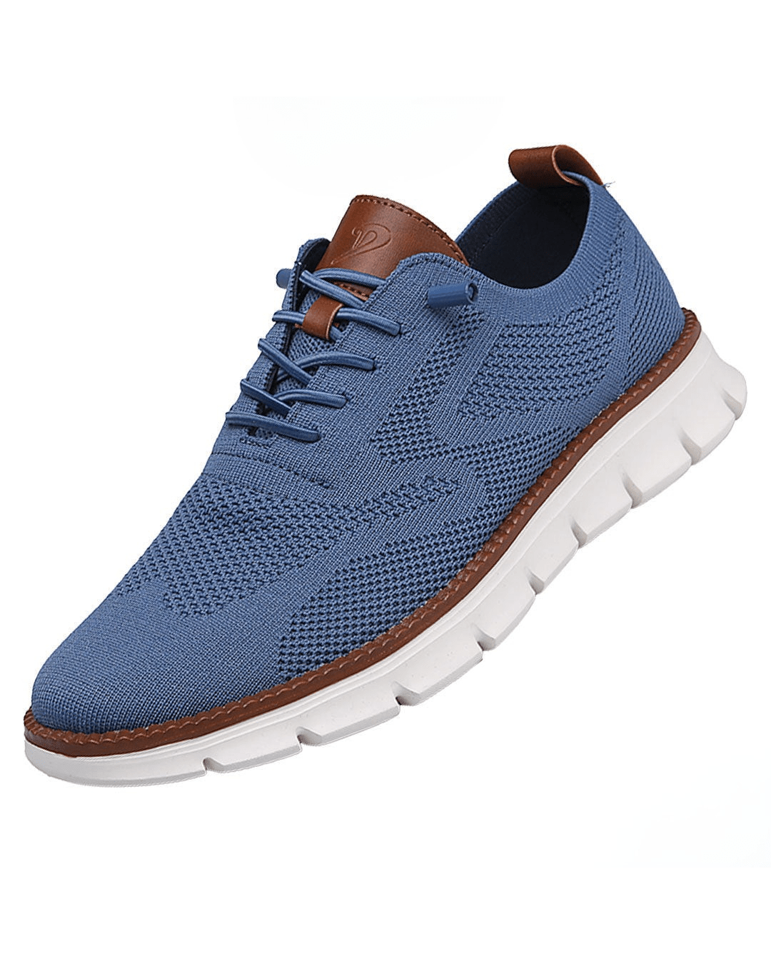 Unisex lace-up sneakers with textured panels and a white segmented sole