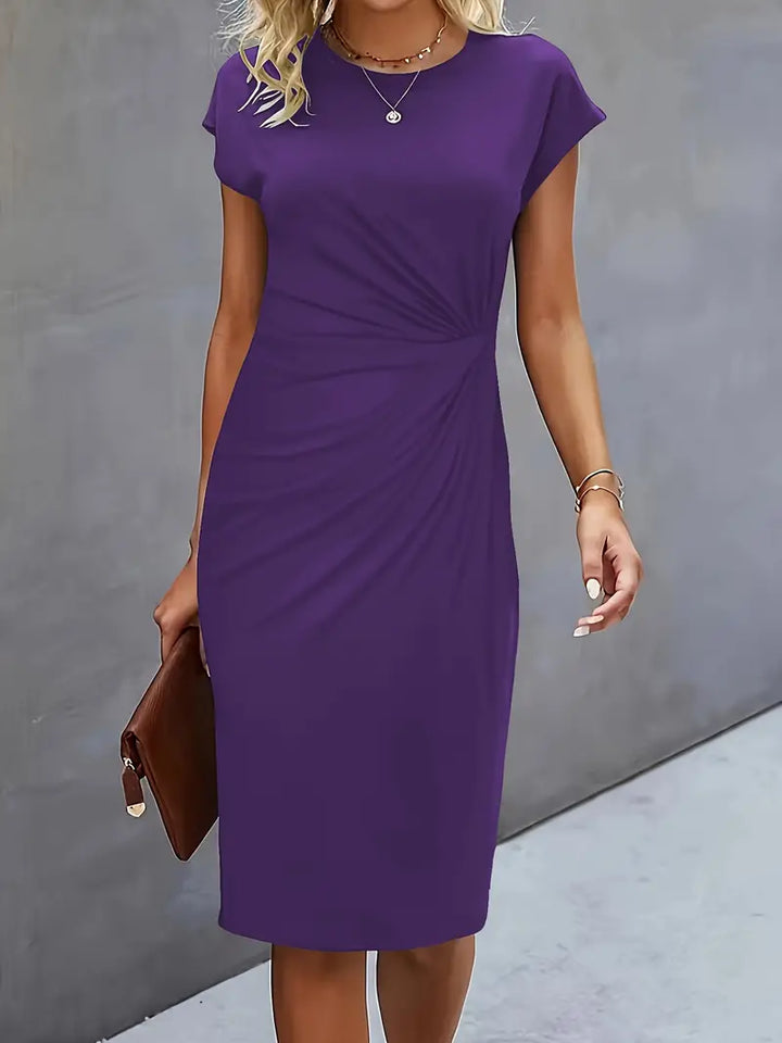 Katie | Women’s Classic Short Sleeve Bodycon Dress - Image 19