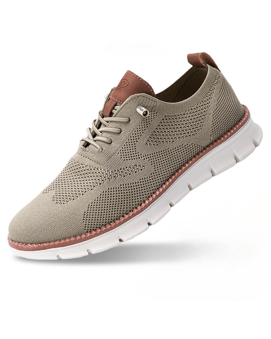 Unisex lace-up sneakers with textured panels and a white segmented sole