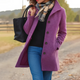 Aubrey | Classic Coat with Buttons for Women - Image 3