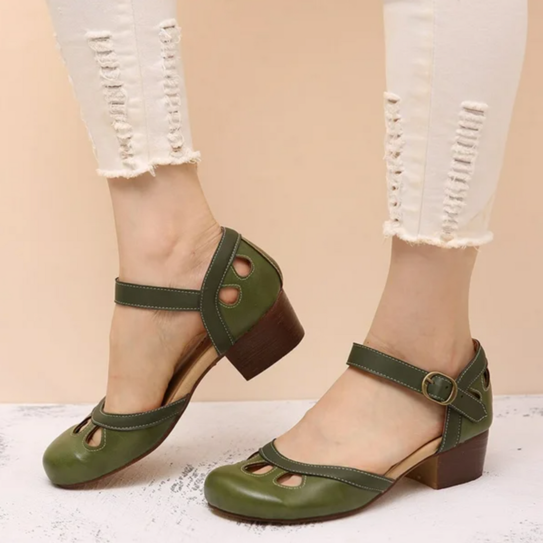 Patti | Comfortable Low-Heeled Sandals - Image 4