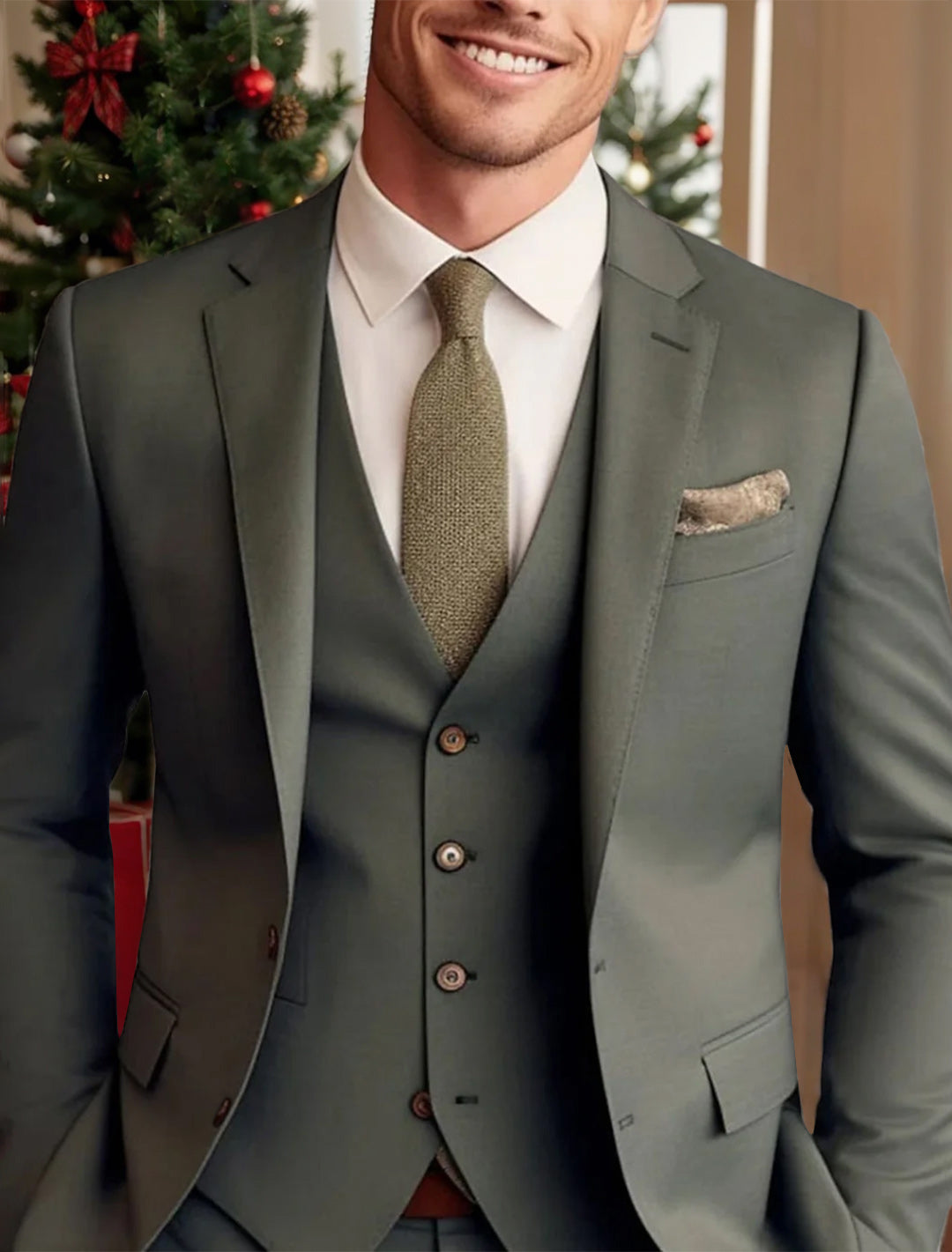 Men's 3-Piece Wedding Suit