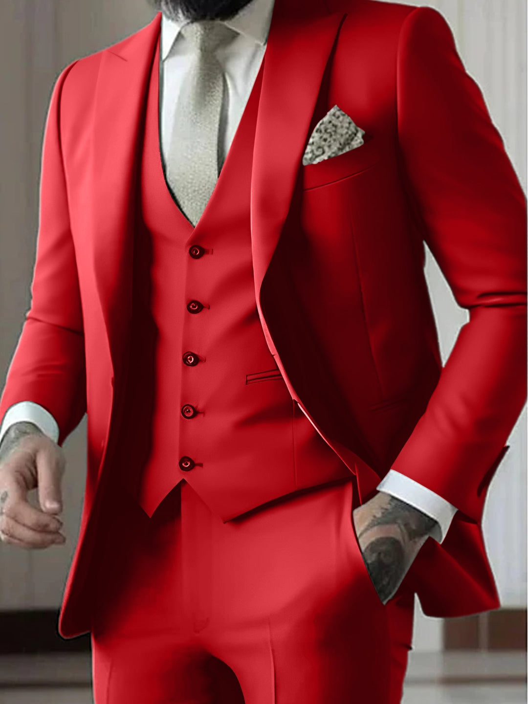 Men's 3-Piece Wedding Suit