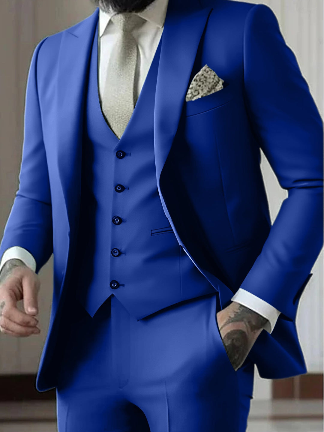 Men's 3-Piece Wedding Suit