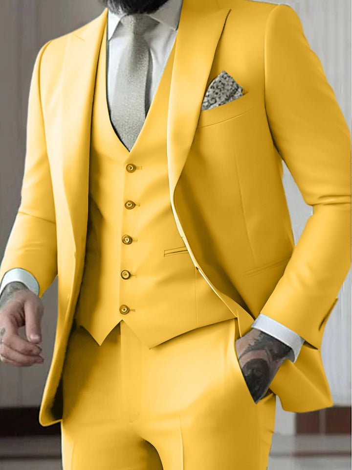 Men's 3-Piece Wedding Suit