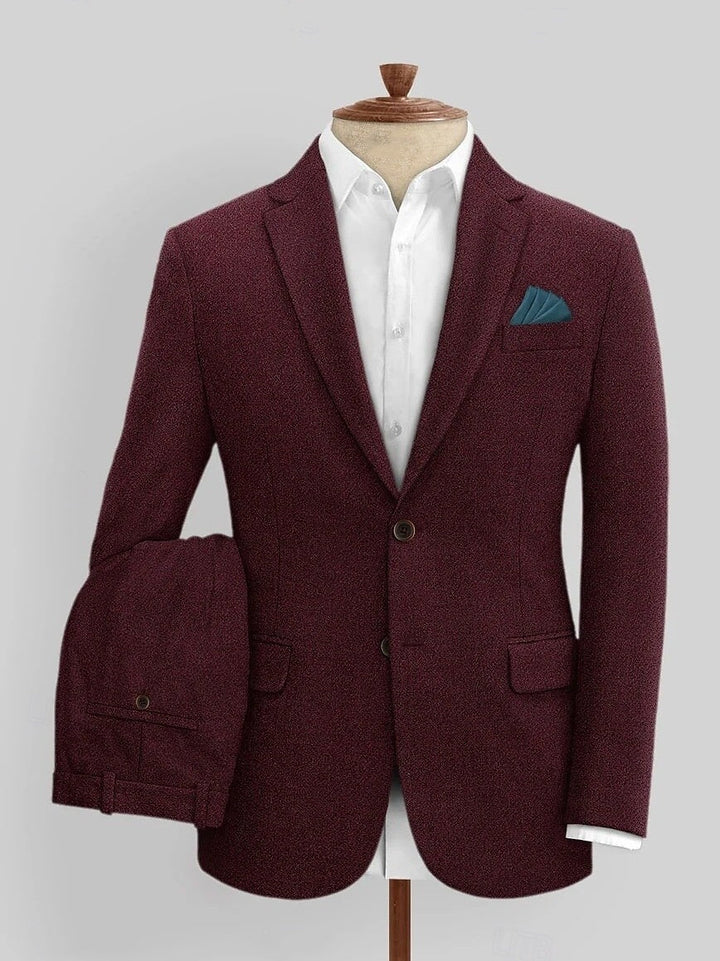 Men's 3-Piece Tweed Wedding Suit