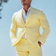 Men's Wedding Suit in daffodil