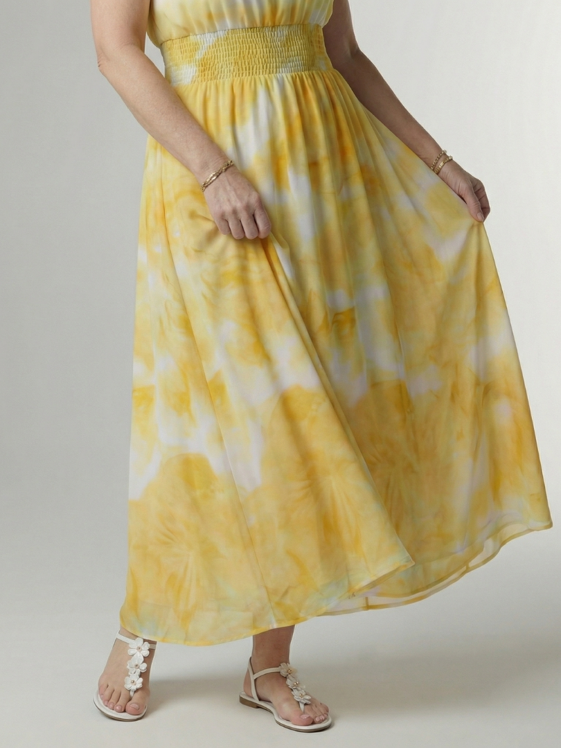 Sylin | Gathered Halter Midi Dress for Women - Image 3