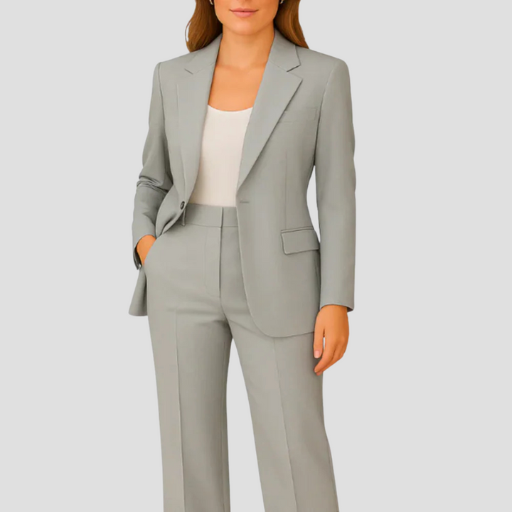 Jasmine | Women Tailored Suit Sets With Long Blazer Design - Image 4