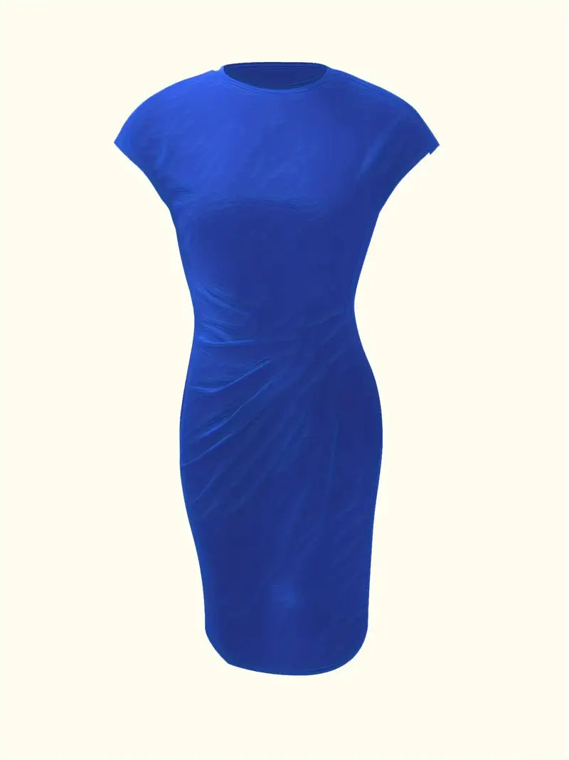 Katie | Women’s Classic Short Sleeve Bodycon Dress - Image 9