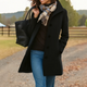 Aubrey | Classic Coat with Buttons for Women - Image 10