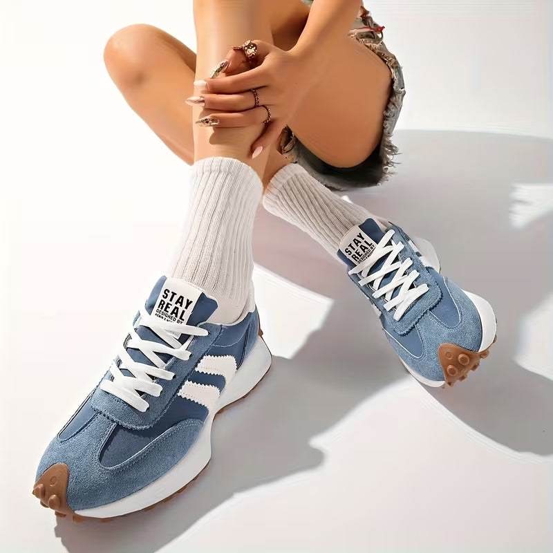 Reeve | Women's Retro Platform Sneakers Lace Up Chunky Sole
