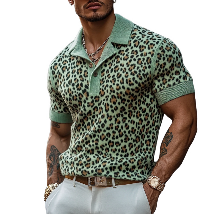Finn | Men's Knit Short Sleeve Polo Shirt
