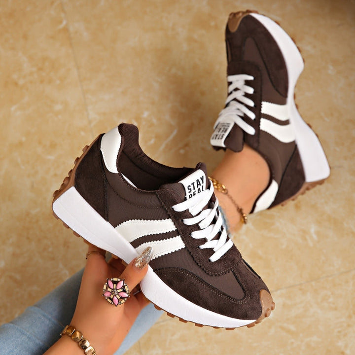 Reeve | Women's Retro Platform Sneakers Lace Up Chunky Sole
