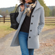 Aubrey | Classic Coat with Buttons for Women - Image 7
