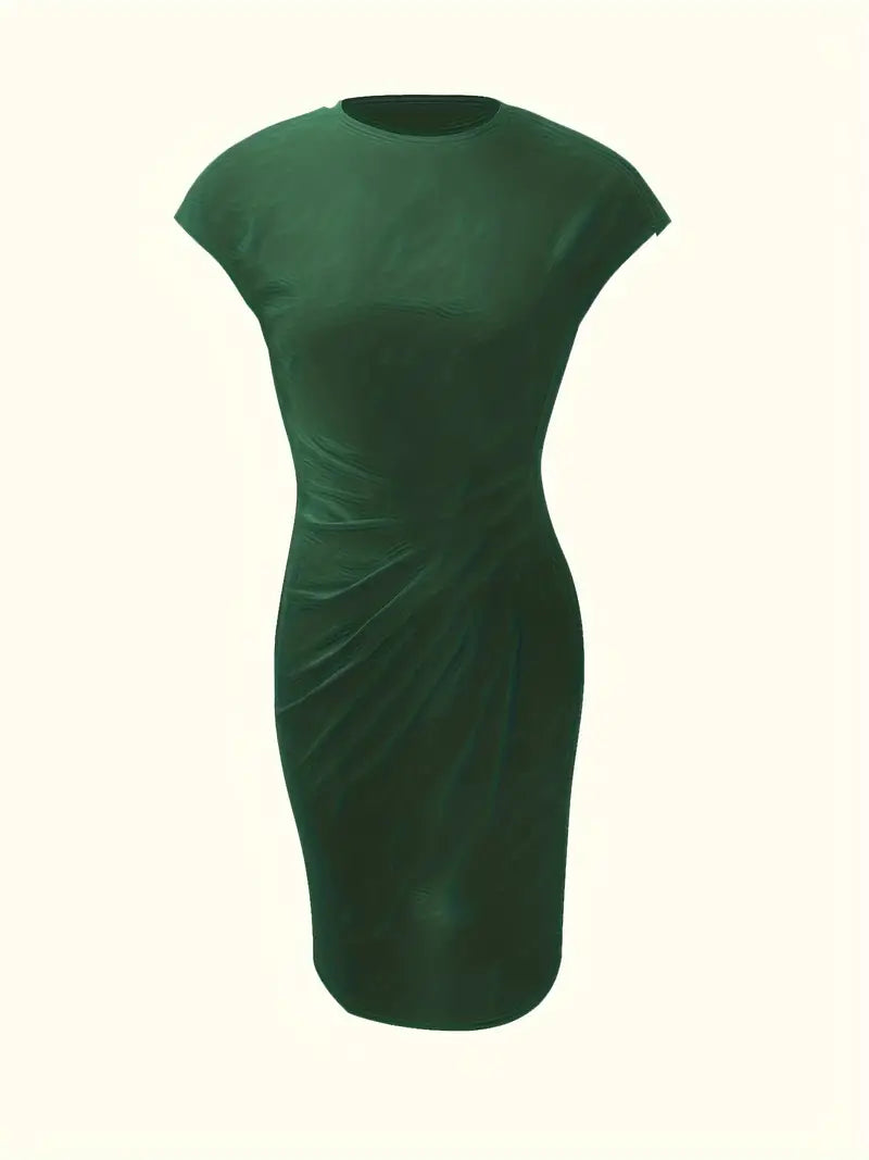 Katie | Women’s Classic Short Sleeve Bodycon Dress - Image 15