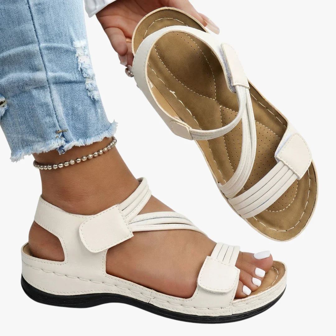 Women's adjustable velcro comfort sandals