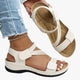 Women's Velcro Sandals - Adjustable Straps, Arch Support, Sizes UK 3-8