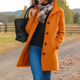 Aubrey | Classic Coat with Buttons for Women - Image 2