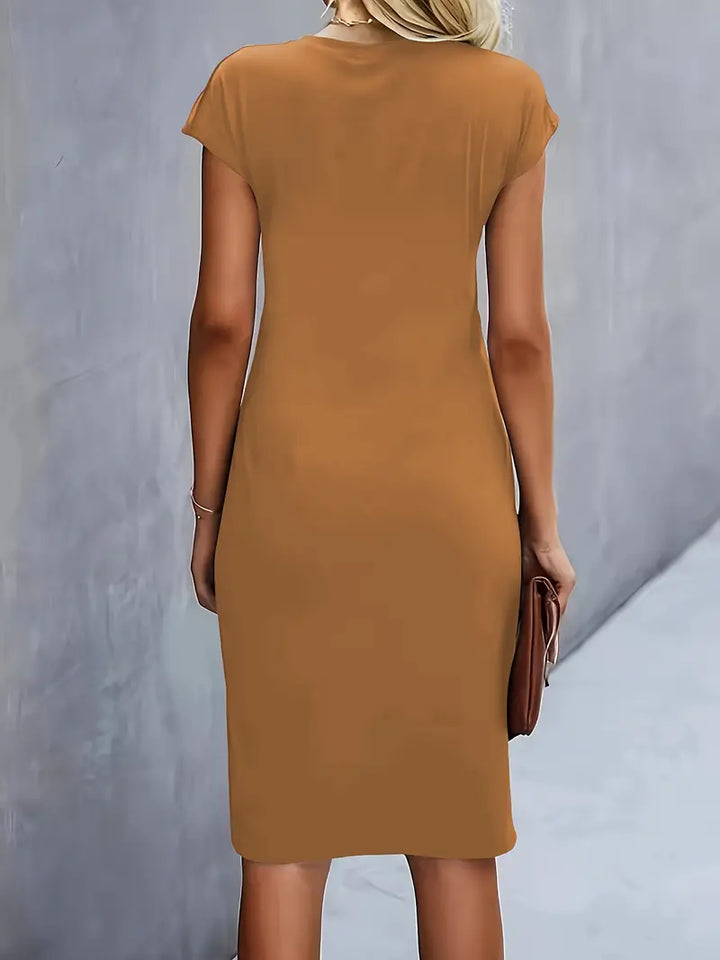 Katie | Women’s Classic Short Sleeve Bodycon Dress - Image 11