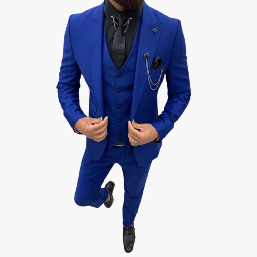 Caleb | Men's Slim Fit Three Piece Formal Suit
