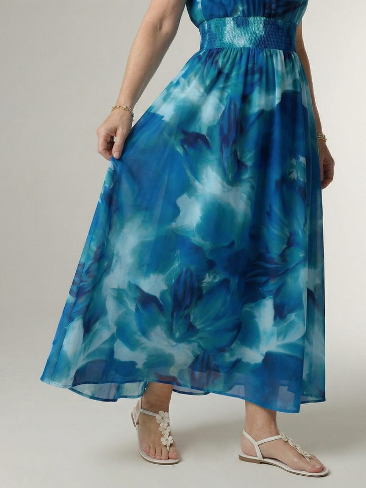 Sylin | Gathered Halter Midi Dress for Women - Image 7