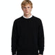 Men's crew neck jumper with contrasting collar and long sleeves