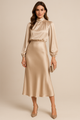 Kriz | High Waist Midi Dress - Image 10