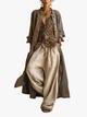 Women's 3-Piece Linen-Cotton Set - Printed, Relaxed Fit, Summer Co-Ord