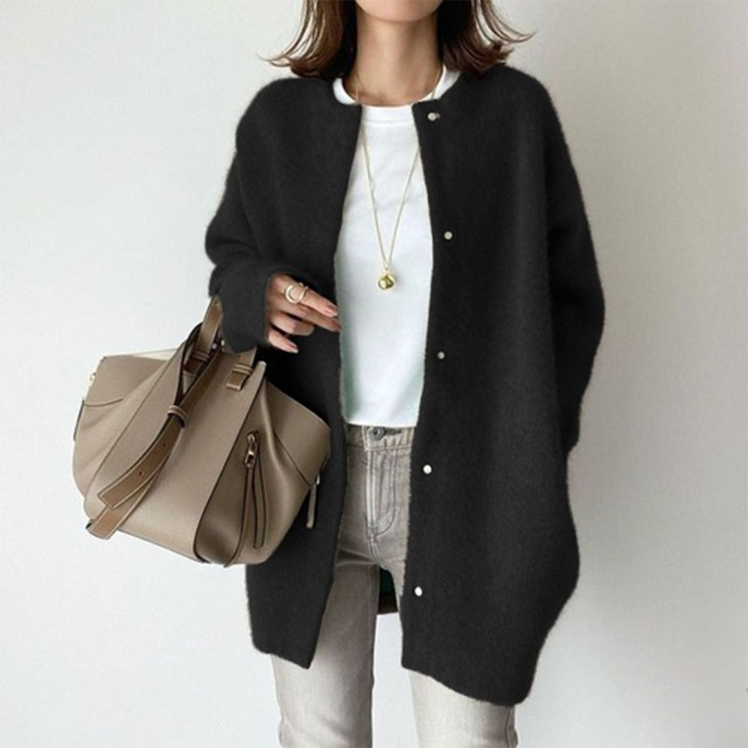 Catherine | Women’s Soft Relaxed Fit Long Cardigan - Image 2