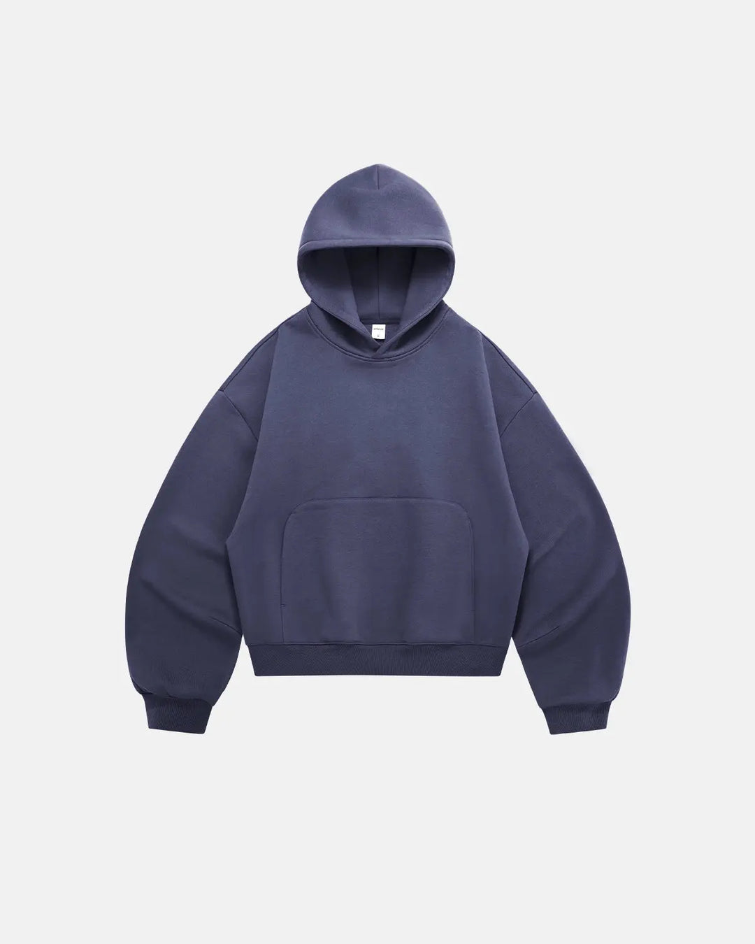 Unisex boxy fit pullover hoodie with hood and kangaroo pocket