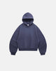 Unisex boxy fit pullover hoodie with hood and kangaroo pocket