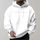 Men's oversized pullover hoodie with drawstring hood and front pouch pocket