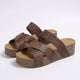 Women's Platform Sandals — Crossed Braided Strap Boho Summer Sandals