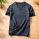 Women's Henley T-Shirt — Button Placket Lightweight Everyday Tee