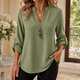 Women's Collared Summer Blouse - Chest Pockets, Lightweight, 7 Colours