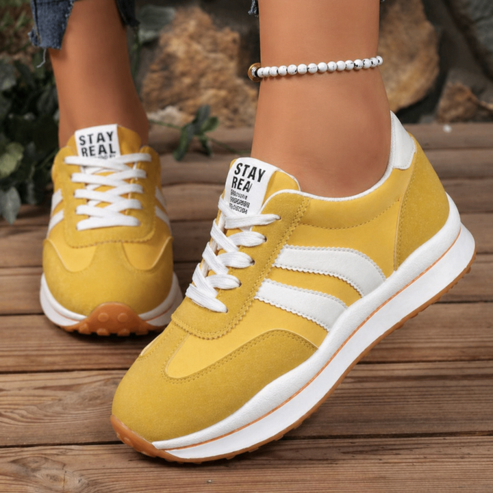 Reeve | Women's Retro Platform Sneakers Lace Up Chunky Sole