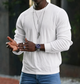 Men's textured crew neck jumper with long sleeves