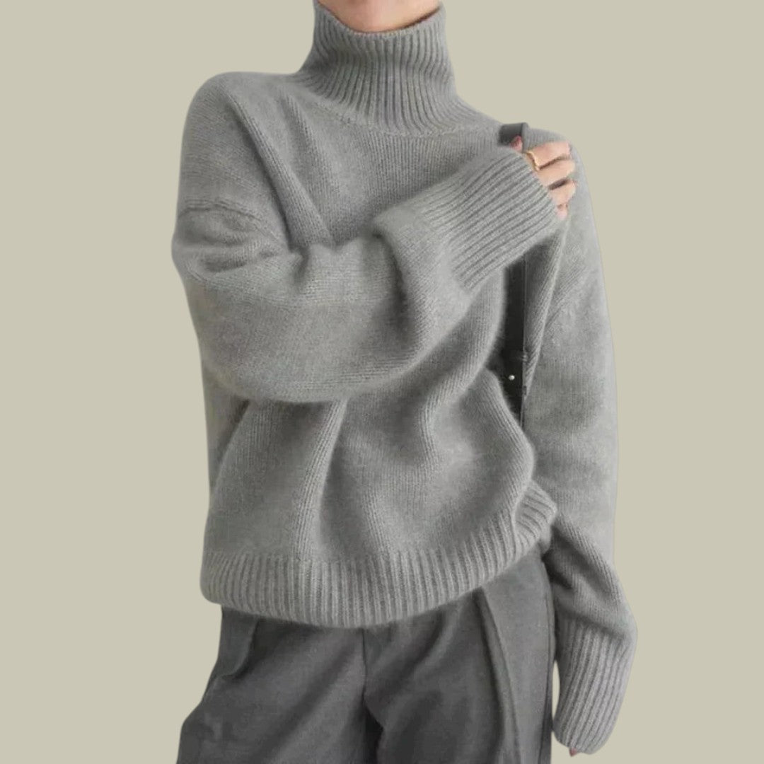 Mary | Women’s Relaxed Fit Merino And Wool Sweaters - Image 4