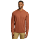 Men's long sleeve crew neck top with fine ribbed texture and cuffed sleeves